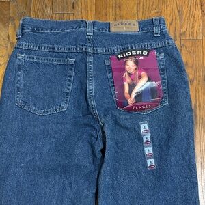 Riders by Lee Women's Dark Blue Flare Jeans